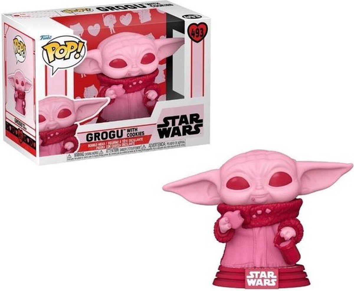 Funko Star Wars - Valentines POP! Star Wars Grogu 9 cm Verzamelfiguur - Multicolours