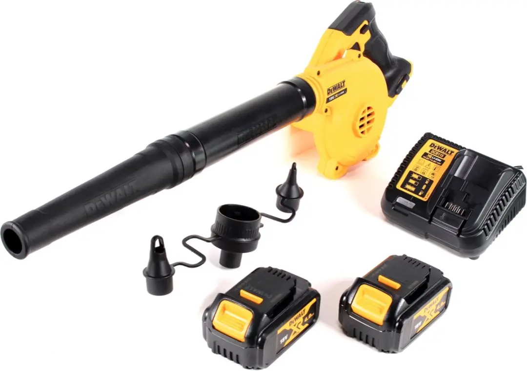 DeWalt DCV100 M2 Accubladblazer - 290 km/h - 2x DCB182 4.0Ah