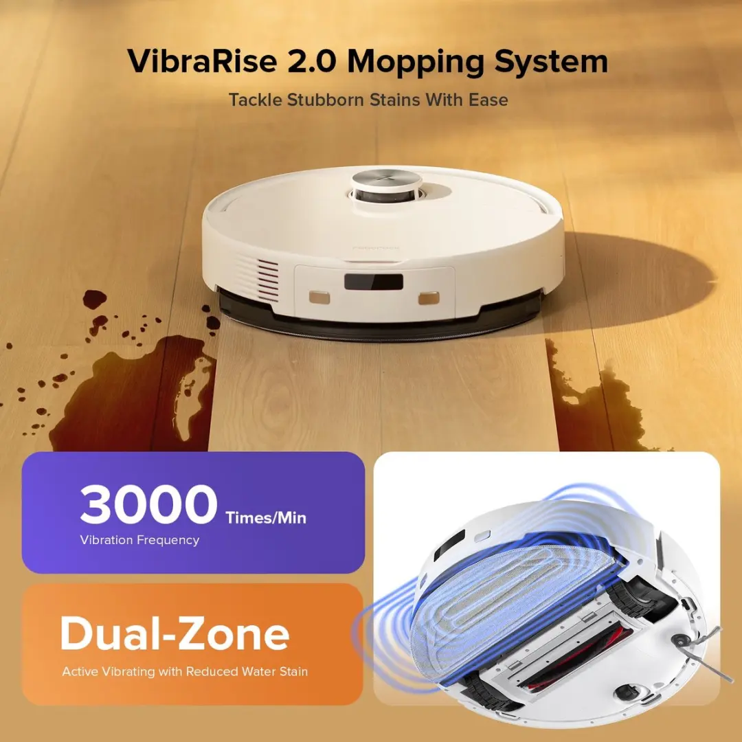 Roborock Q10 S5 Robotstofzuiger - 10.000 Pa - Wit