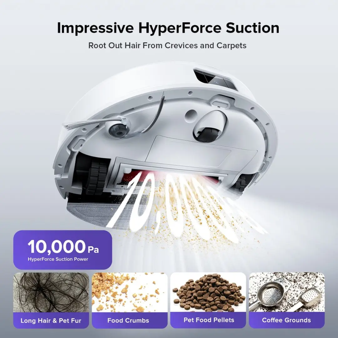 Roborock Q10 S5 Robotstofzuiger - 10.000 Pa - Wit - afbeelding 6 van 6