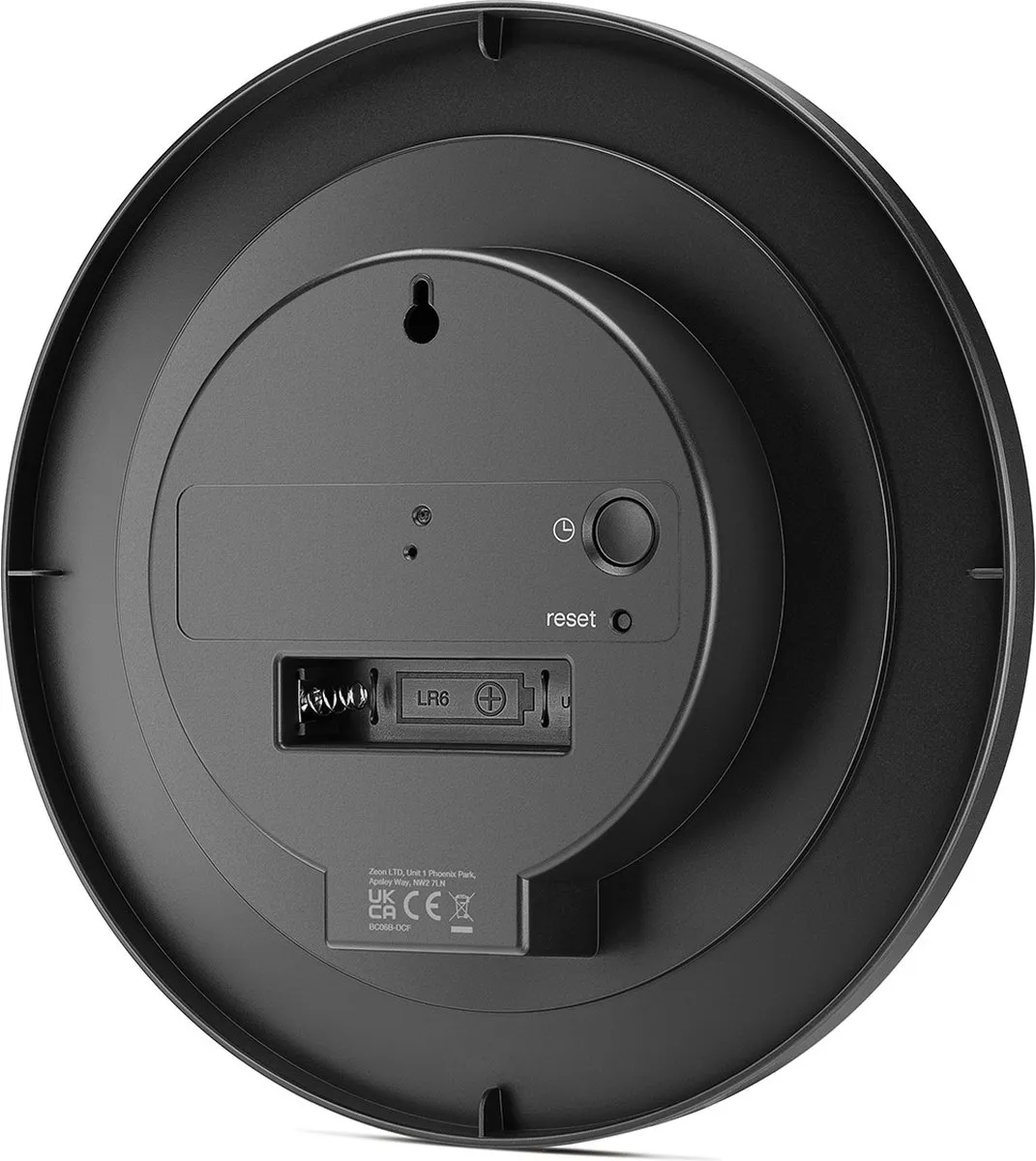 Braun BC06B-DCF Wandklok - Analoog Radiogestuurd Zwart