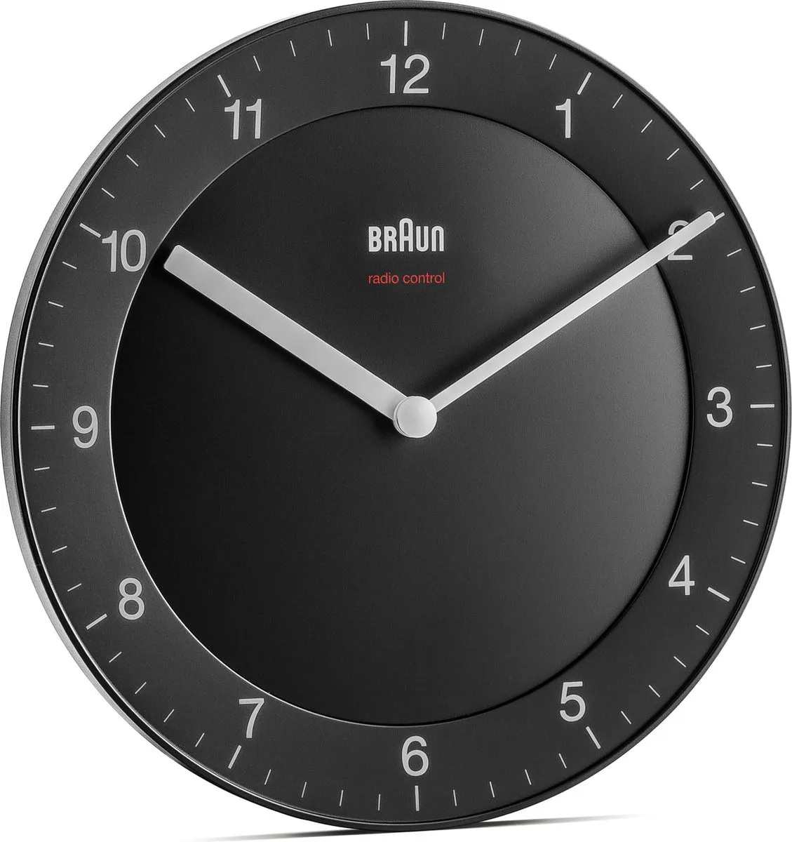 Braun BC06B-DCF Wandklok - Analoog Radiogestuurd Zwart