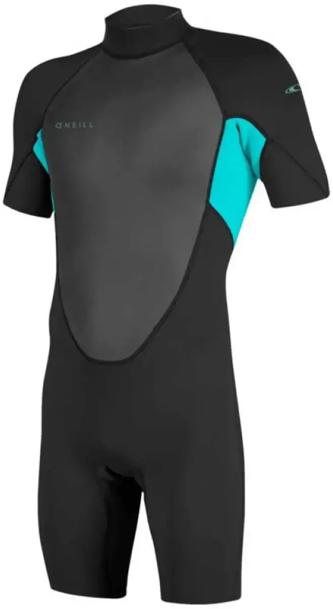 O'Neill Reactor II 2mm Back Zip Wetsuit Junior - Zwart/Lichtblauw