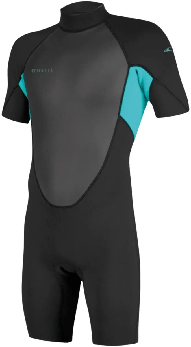 O'Neill Reactor II 2mm Back Zip Wetsuit Junior - Zwart/Lichtblauw