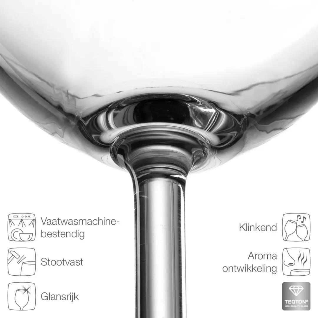 Leonardo Bordeauxglas - 6 Stuks