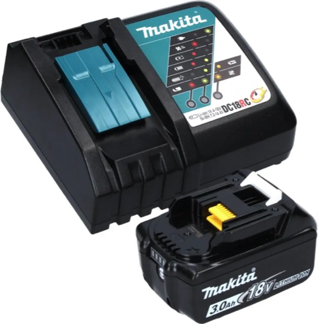 Makita DBS 180 RF1 Accu-bandvijl 18V - 9x533mm Borstelloos - 3.0Ah + Lader