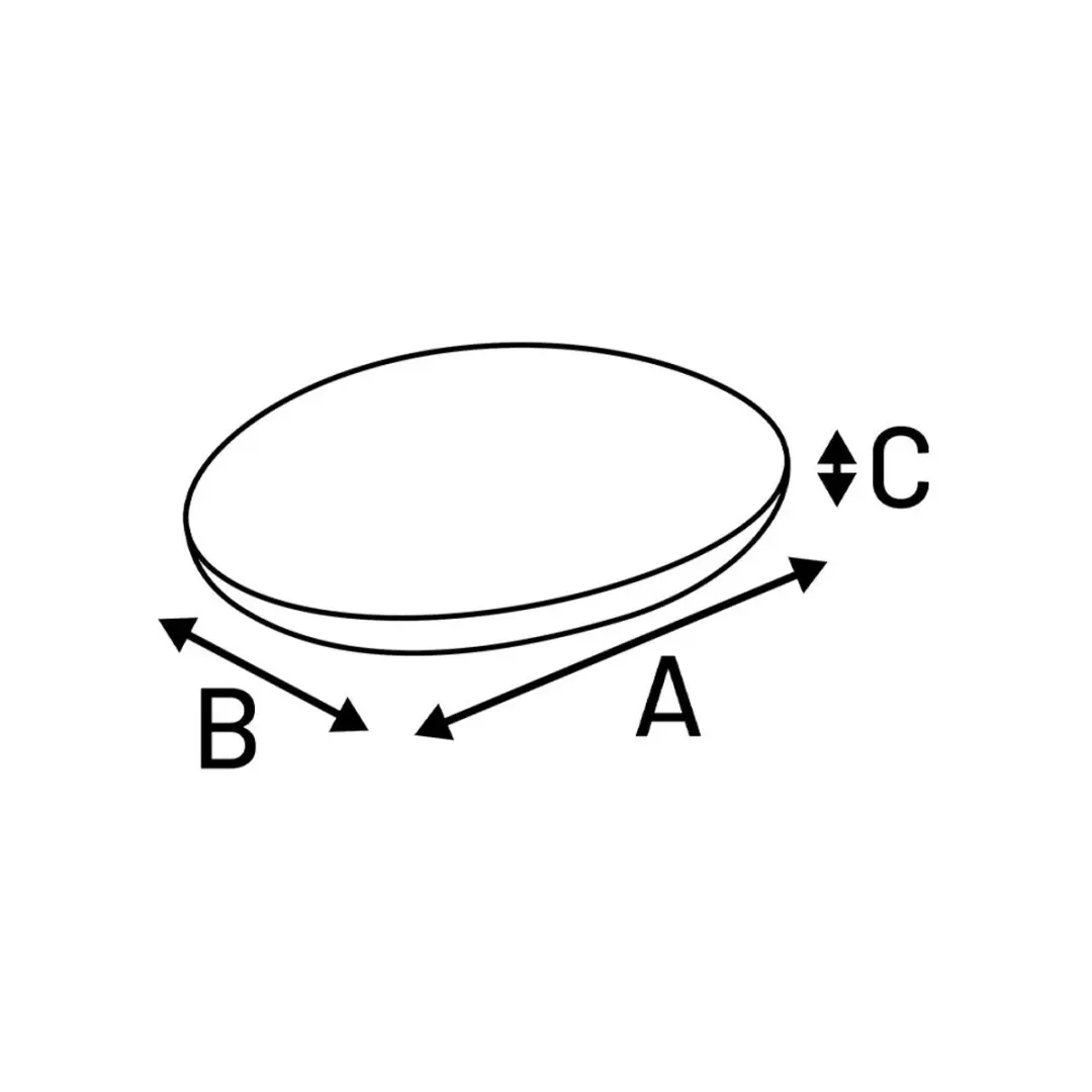 Flamingo Firenze Hondenkussen Ovaal Blauw 100x76cm