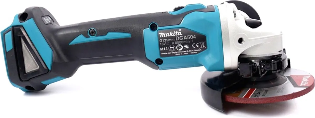 Makita DGA 504 ZE Haakse Slijper 18V 125mm - Solo