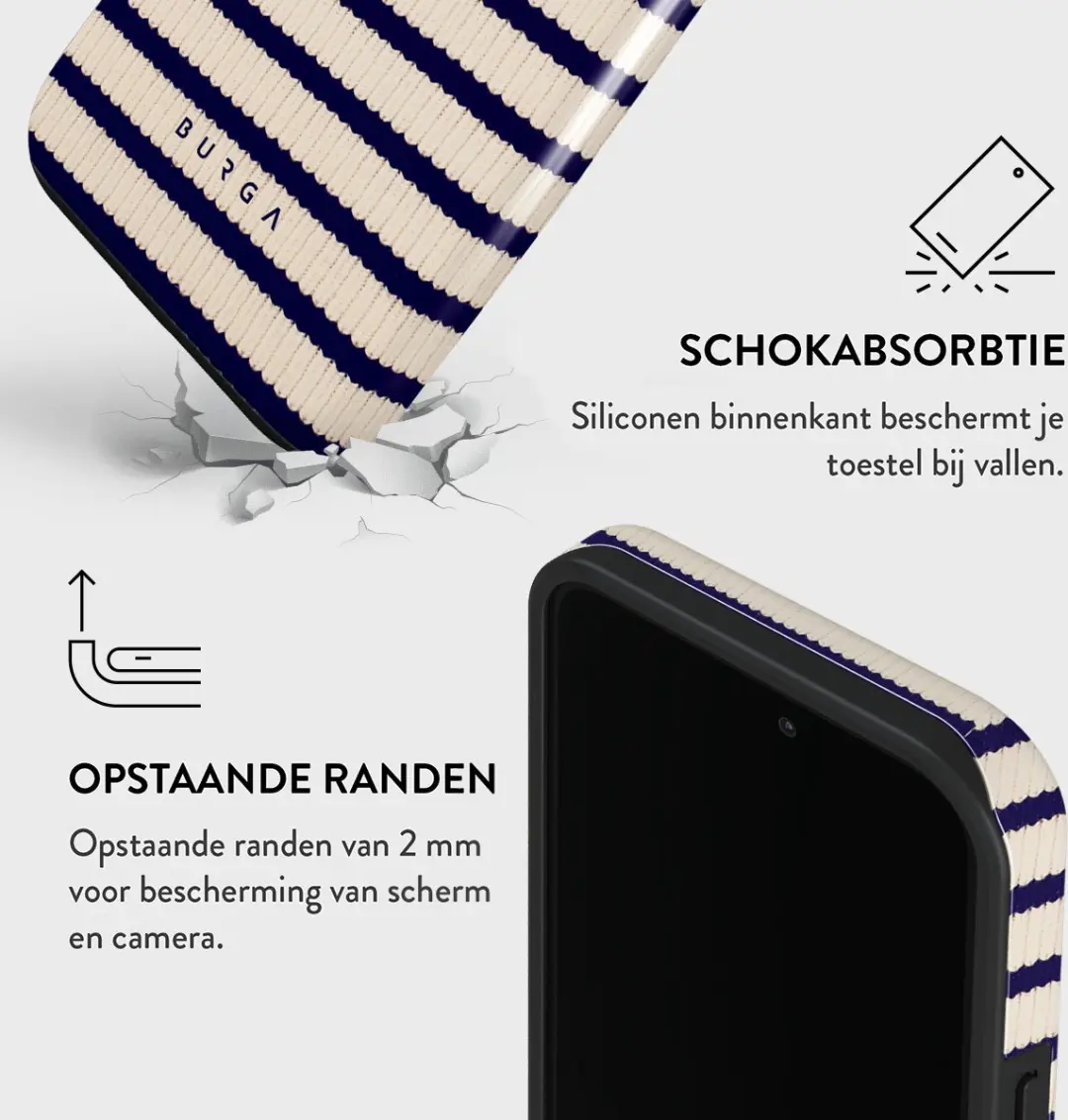 Burga Telefoonhoesje iPhone 13 Pro Old Money - Schokbestendig