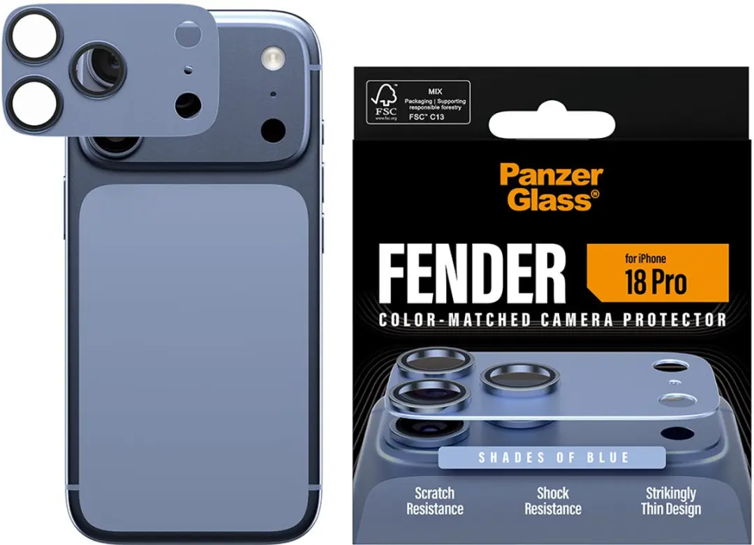 PanzerGlass Fender Camera Lens Protector iPhone 11/12/2026 Pro - PG06879 - Doorzichtig