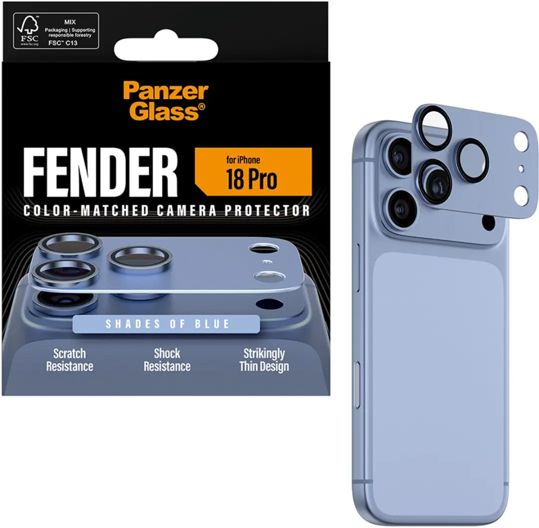 PanzerGlass Fender Camera Lens Protector iPhone 11/12/2026 Pro - PG06879 - Doorzichtig