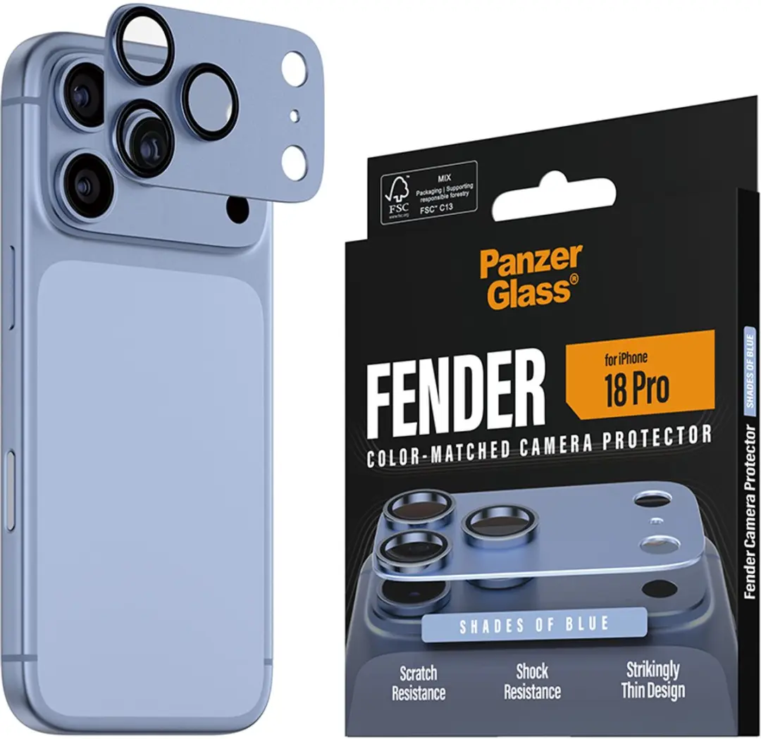 PanzerGlass Fender Camera Lens Protector iPhone 11/12/2026 Pro - PG06879 - Doorzichtig - afbeelding 6 van 6