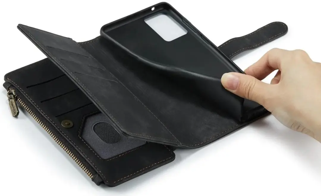 Caseme C30 Hoesje Samsung Galaxy A33 - Zwart