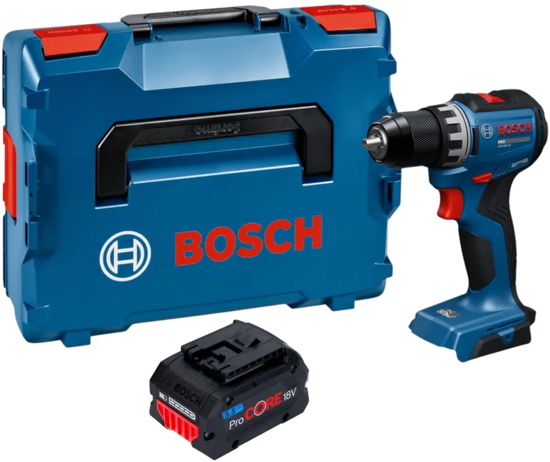 Bosch GSR 18V-52 Professional accuboormachine 18 V 70 Nm borstelloos + 1x ProCOR