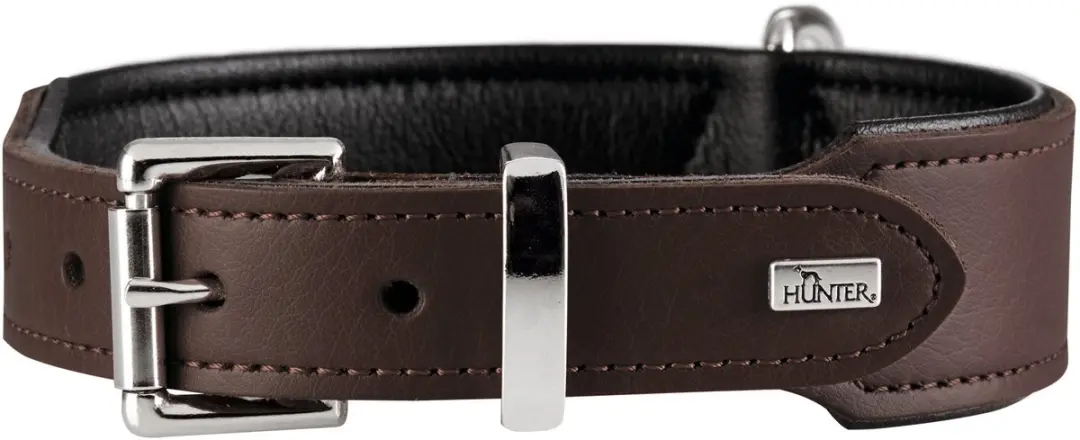 Hunter Hondenhalsband Basic Bruin Maat 60