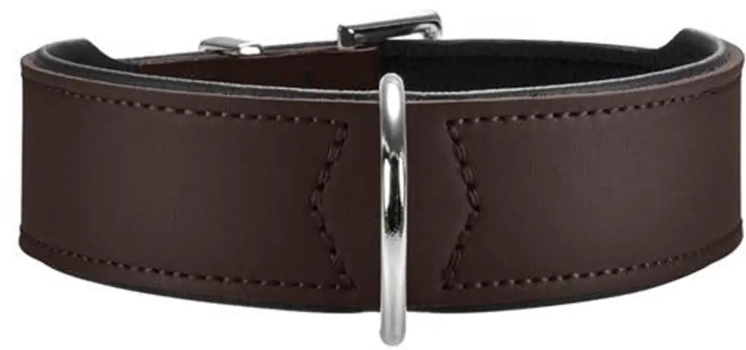 Hunter Hondenhalsband Basic Bruin Maat 60