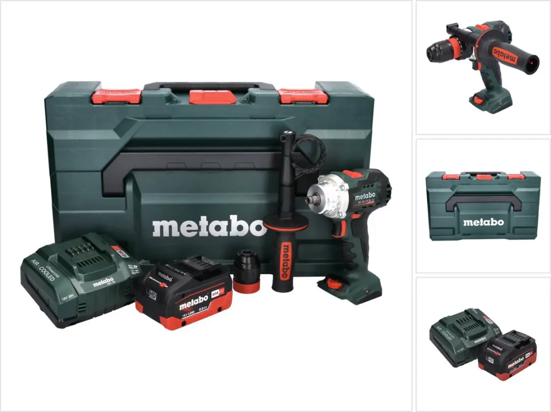 Metabo BS 18 LTX BL Q I Accuboormachine 18 V 130 Nm borstelloos + 1x accu 8.0 Ah
