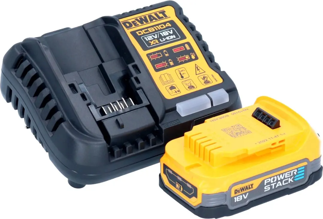 DeWalt DCM 849 E1 Excentrische Polijstmachine 18V - 180mm - Powerstack 1,7Ah