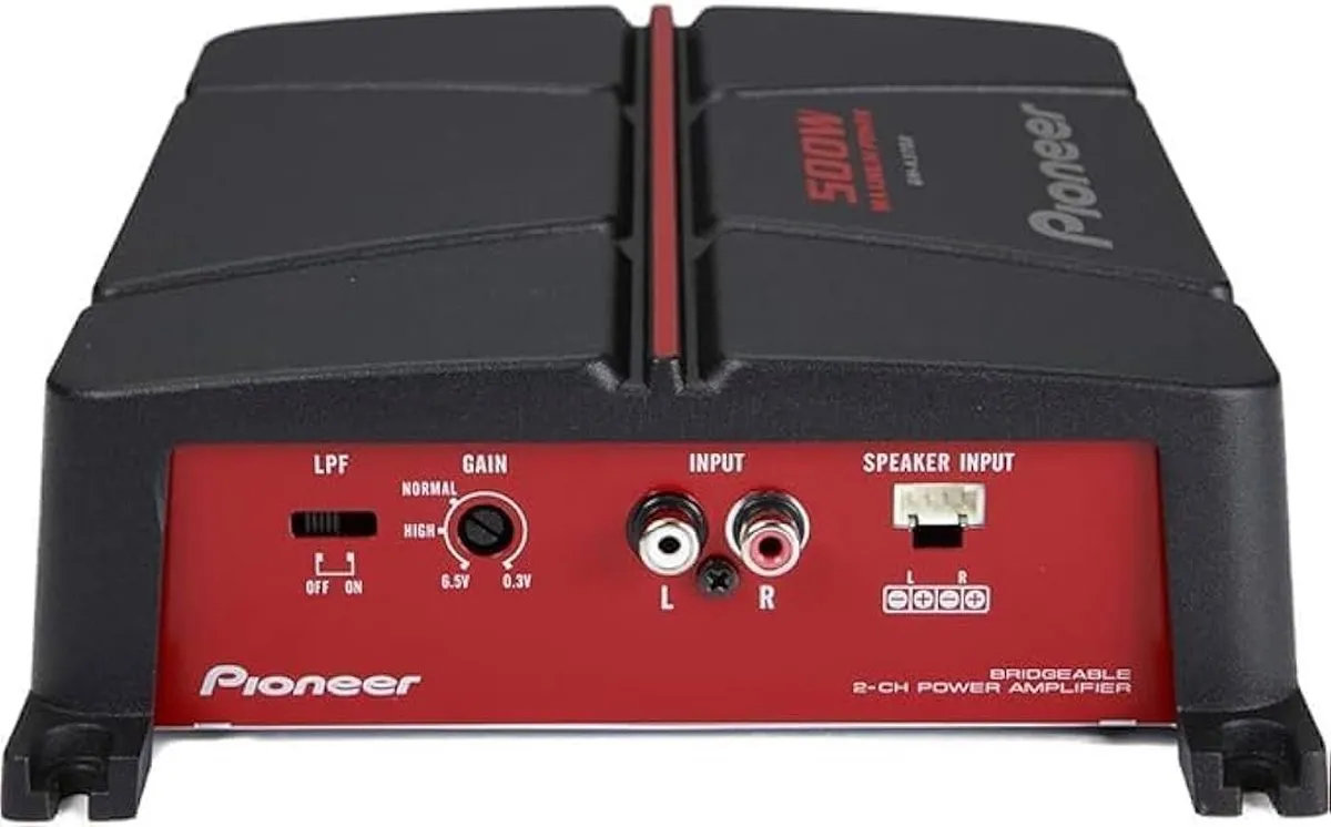 Pioneer GM-A3702 Autoversterker 2 Kanalen - 500W - Zwart