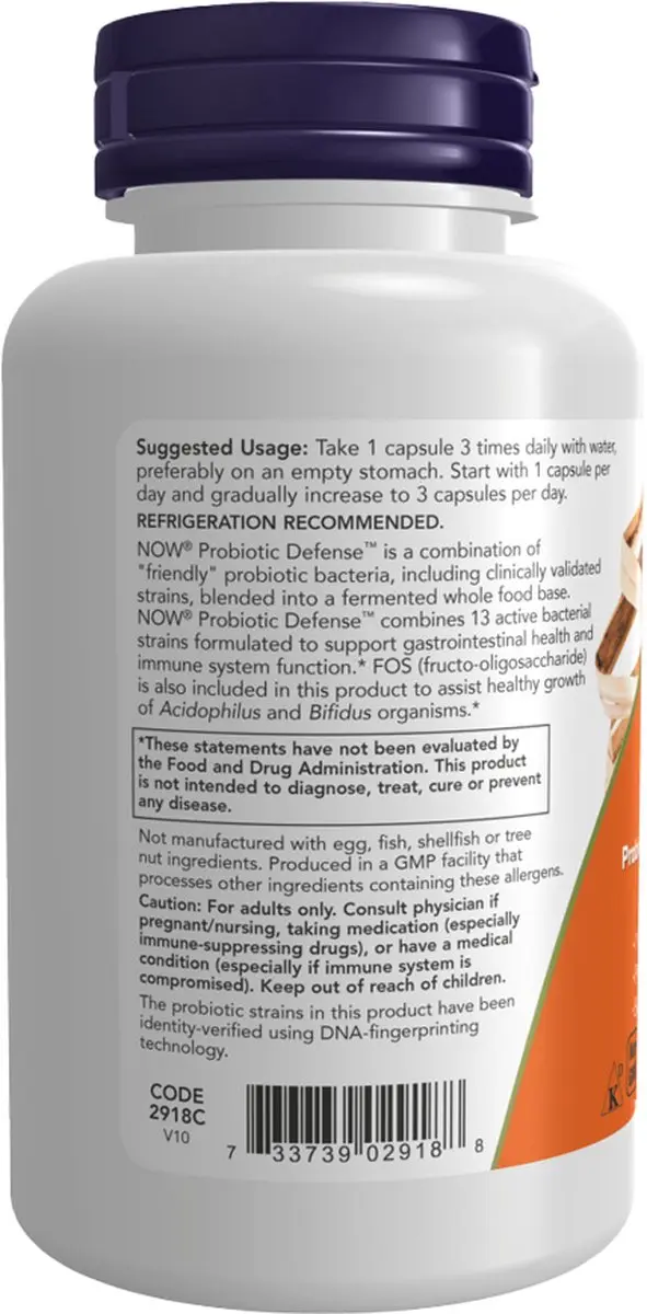 Now Foods Biotics Defense 90 V-caps - afbeelding 6 van 6