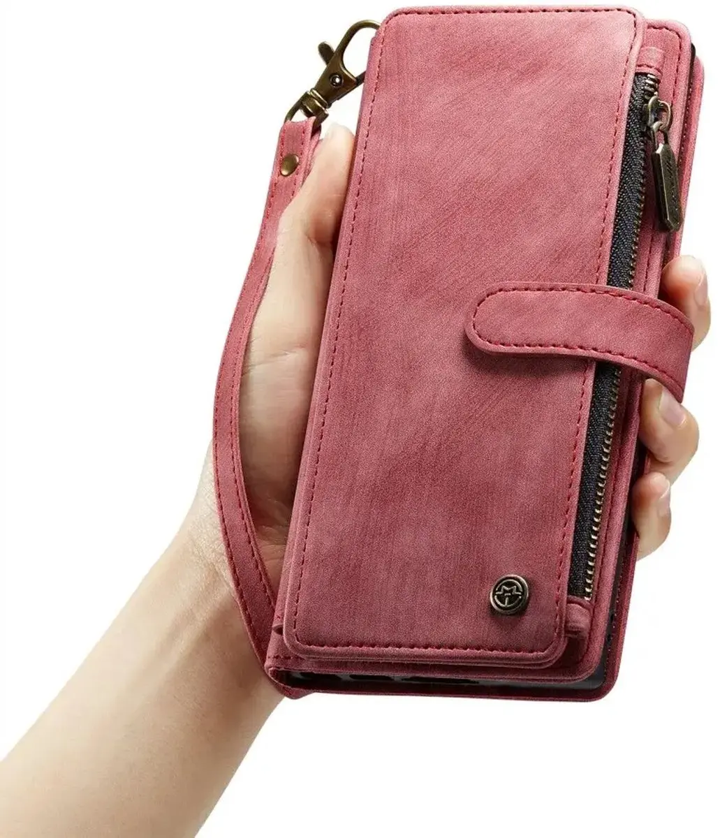 Caseme C30 Hoesje Samsung Galaxy S23 Ultra - Rood