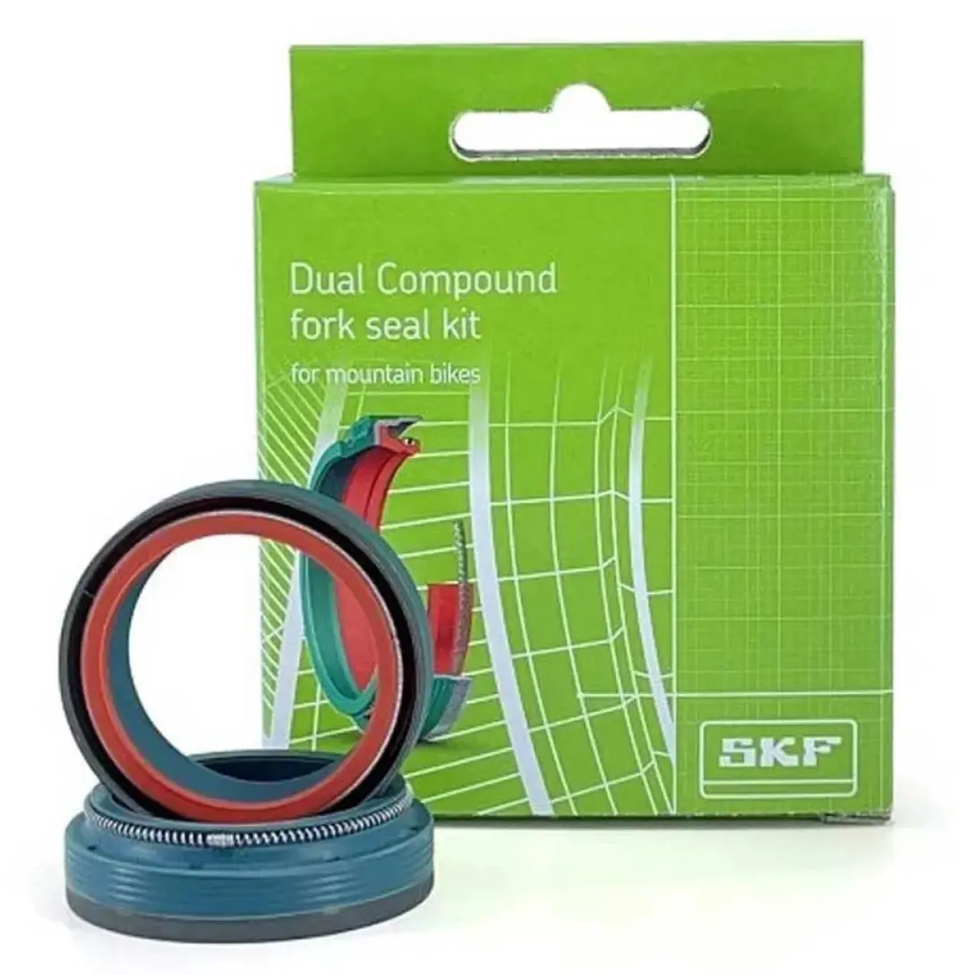 SKF Rock Shox Dual Compound 35mm Vorkkeerringset - Rood