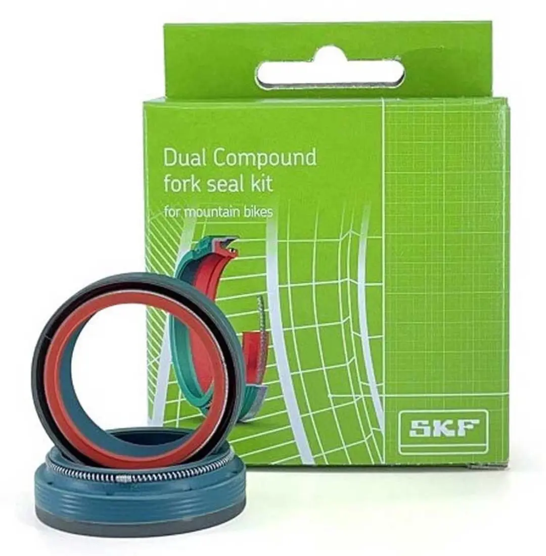 SKF Rock Shox Dual Compound 35mm Vorkkeerringset - Rood