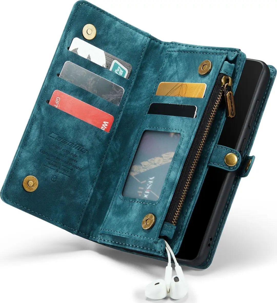 Caseme 008 Telefoonhoesje Samsung Galaxy A52 - Blauw
