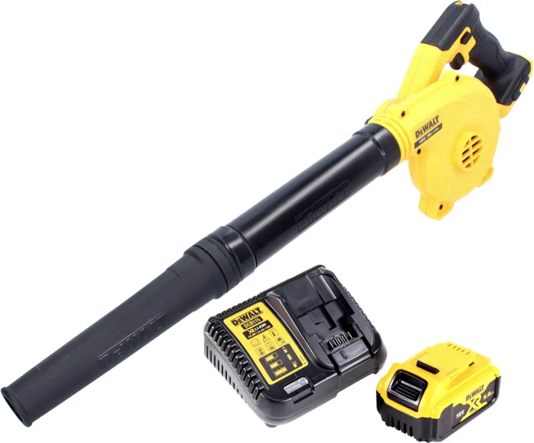 DeWalt DCV100 Accubladblazer 18V - 265W 290 km/h - met 5.0Ah accu & lader