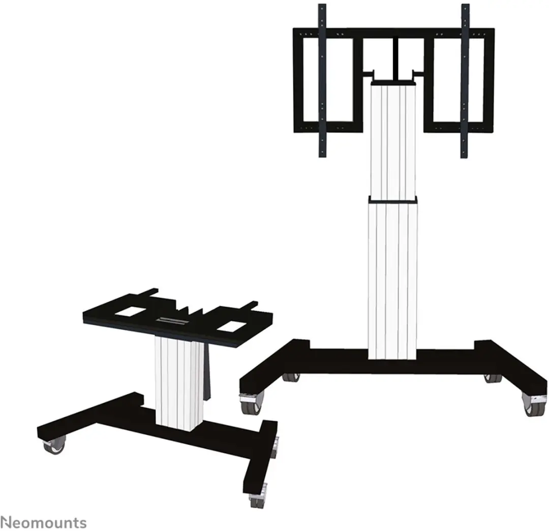 Neomounts PLASMA-M2500TSILVER TV Trolley - Gemotoriseerd - 42-100" - Zilver - afbeelding 2 van 6