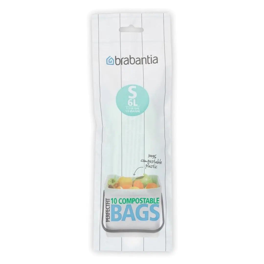 Brabantia PerfectFit Composteerbare Vuilniszakken 6L