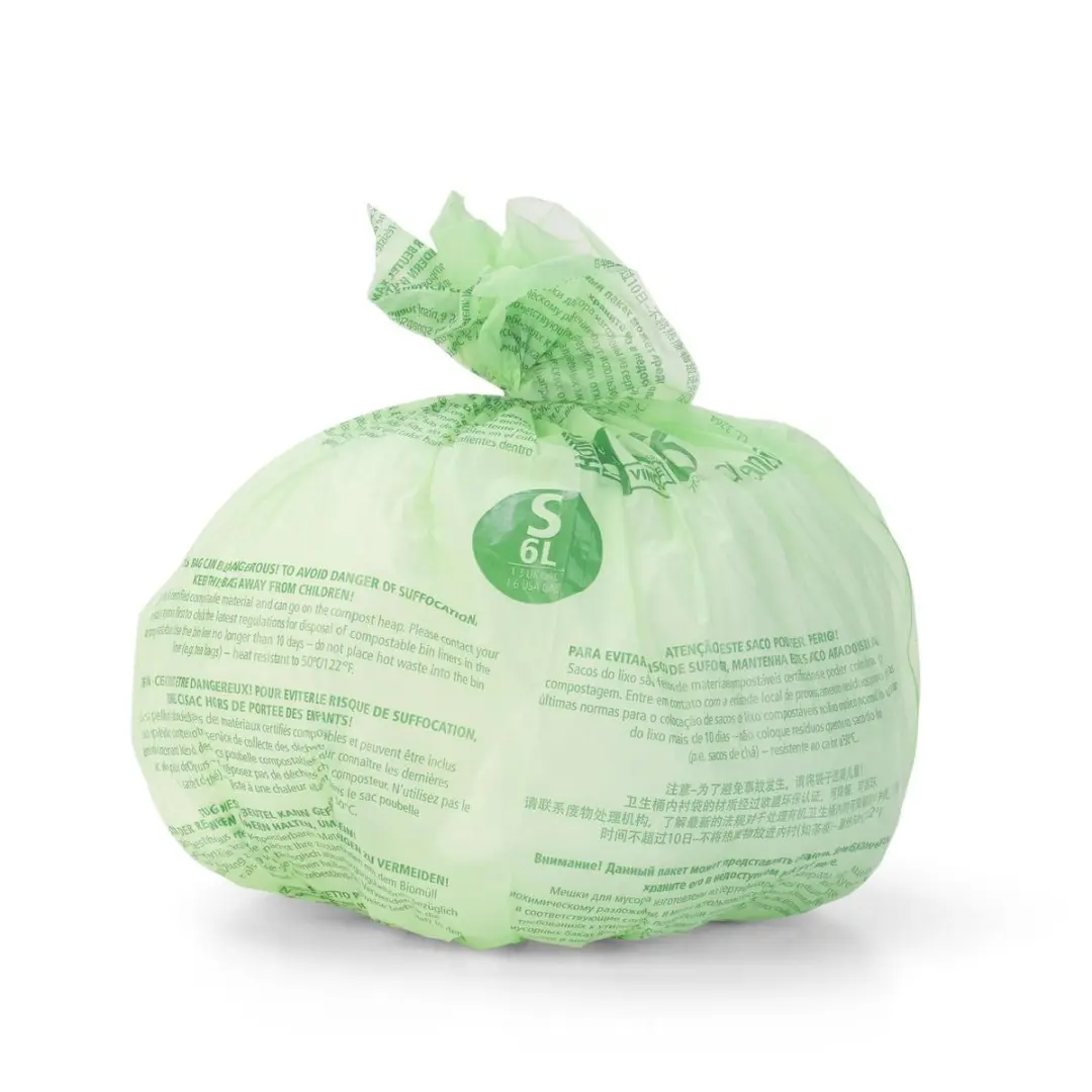 Brabantia PerfectFit Composteerbare Vuilniszakken 6L - 10 Stuks - Groen