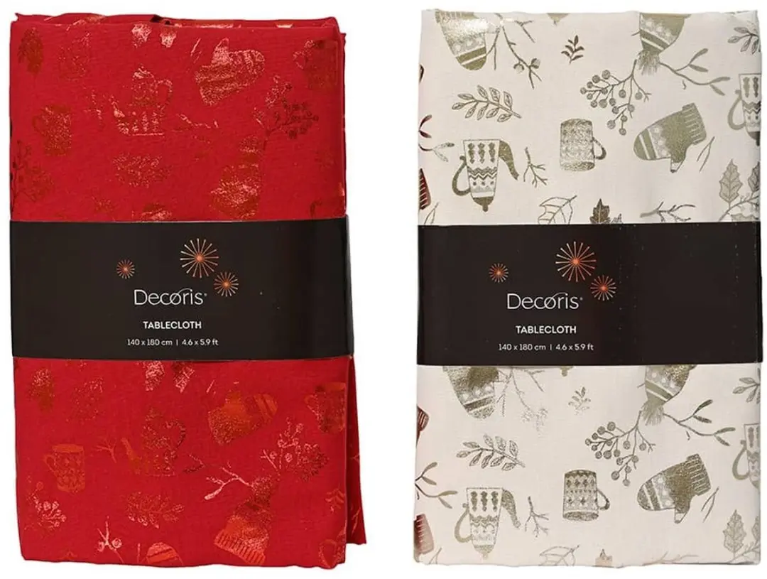 Decoris Kerst Tafelkleed 140x180cm