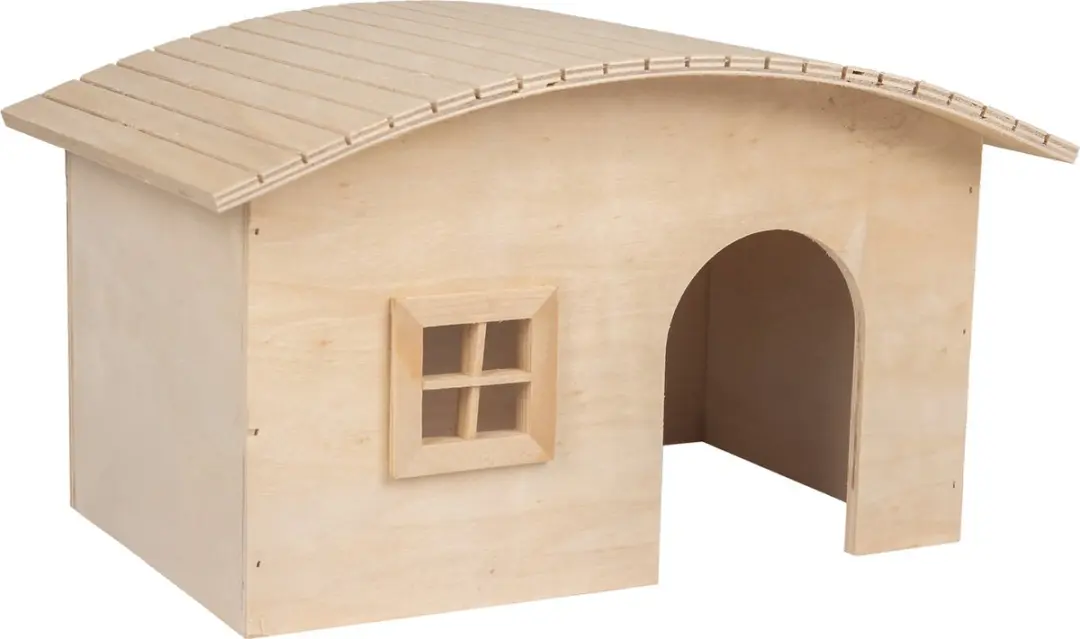 Flamingo Soby Hout Knaagdierhuis 130488