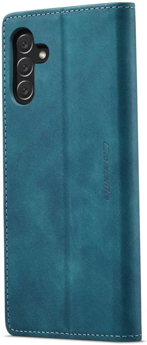 Caseme 013 Book Case Samsung Galaxy A34 - 2 Pasjes - Blauw