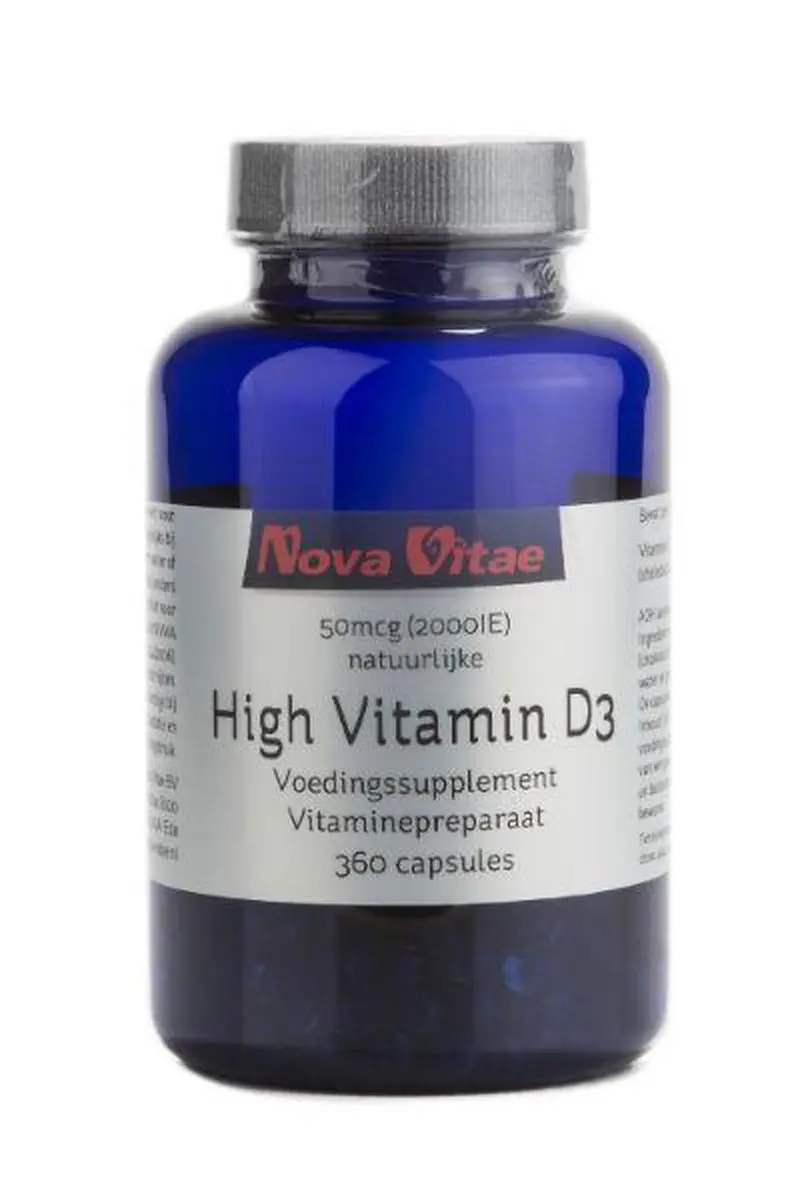 Nova Vitae Vitamine D3 2000IU 360 Capsules