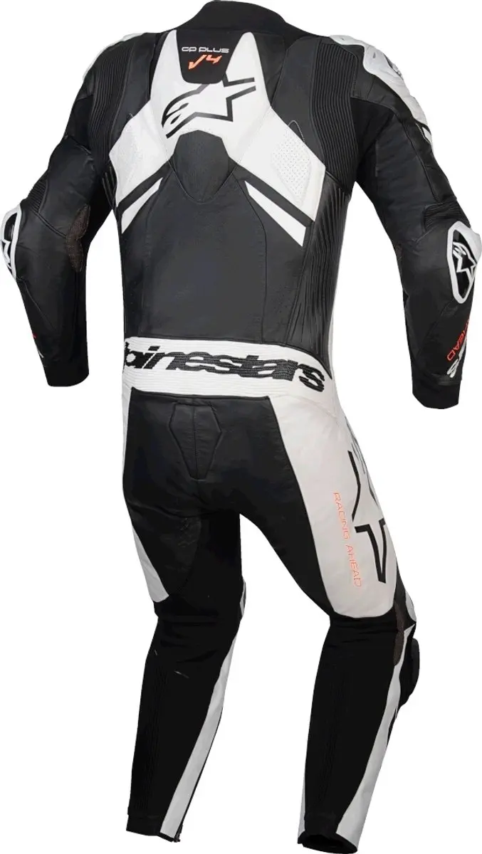 Alpinestars GP Plus V4 Sprint Motorpak - 54 - Zwart/Wit/Fluo Rood
