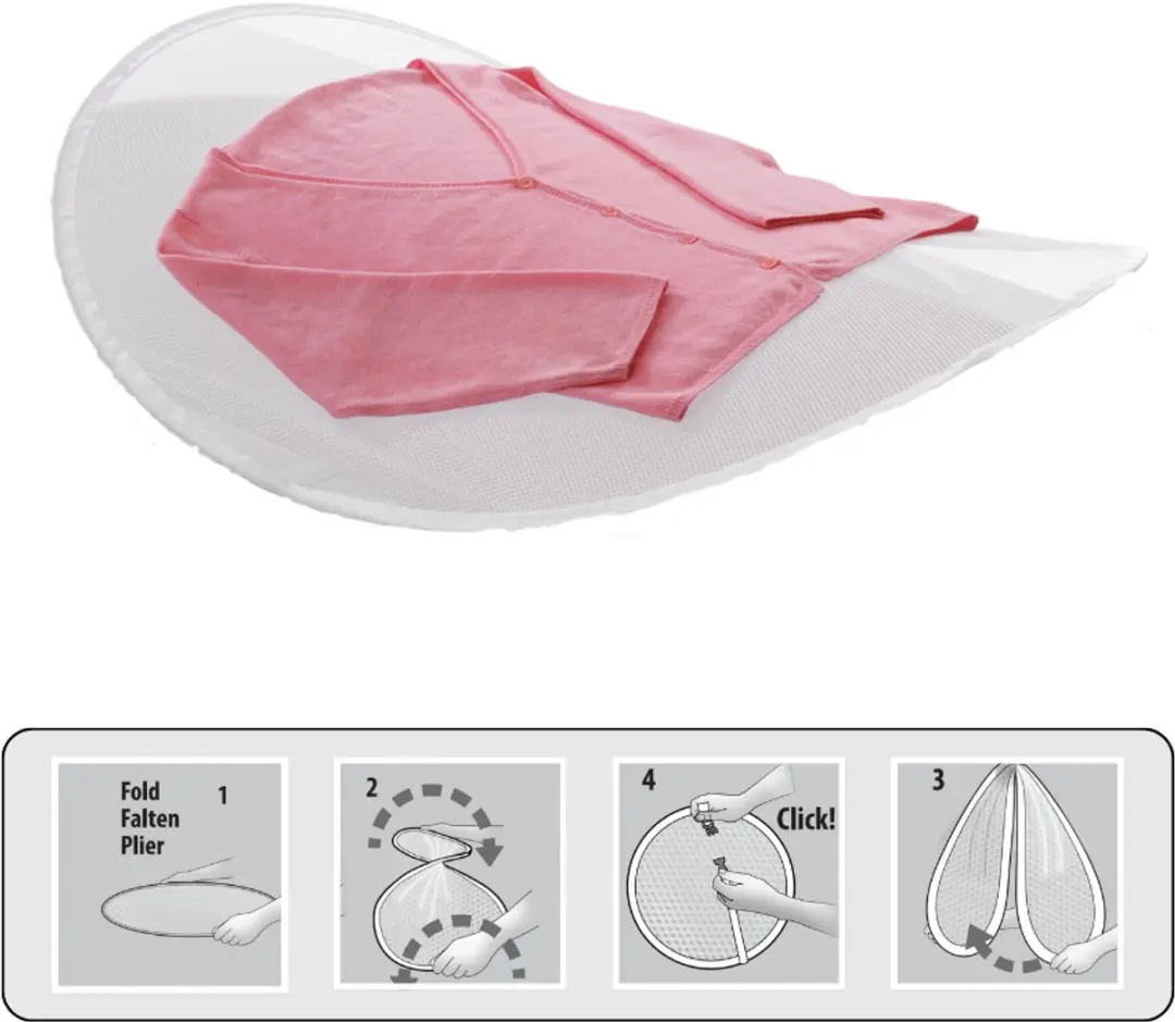 Metaltex Droognet Pop-up Set 2x 116cm - Wit