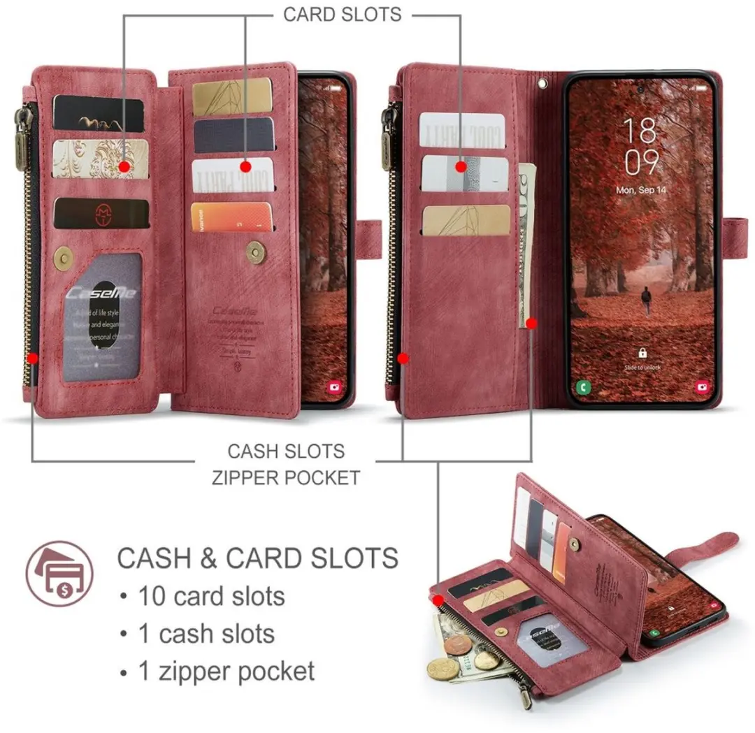 Caseme C30 Hoesje Samsung Galaxy S26 - Rood