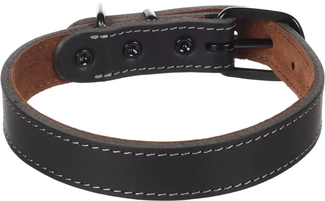 Flamingo Montana Halsband - Zwart M/L 38,5-48,5cm