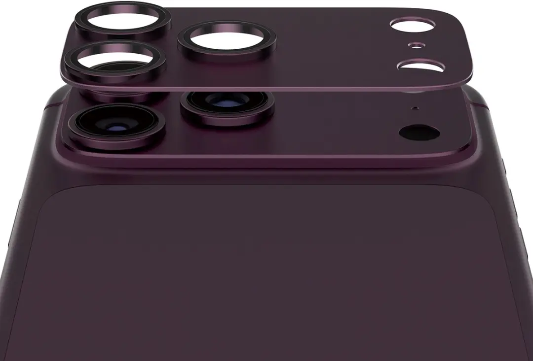 PanzerGlass Fender Camera Protector Dark Cherry iPhone 14 Plus