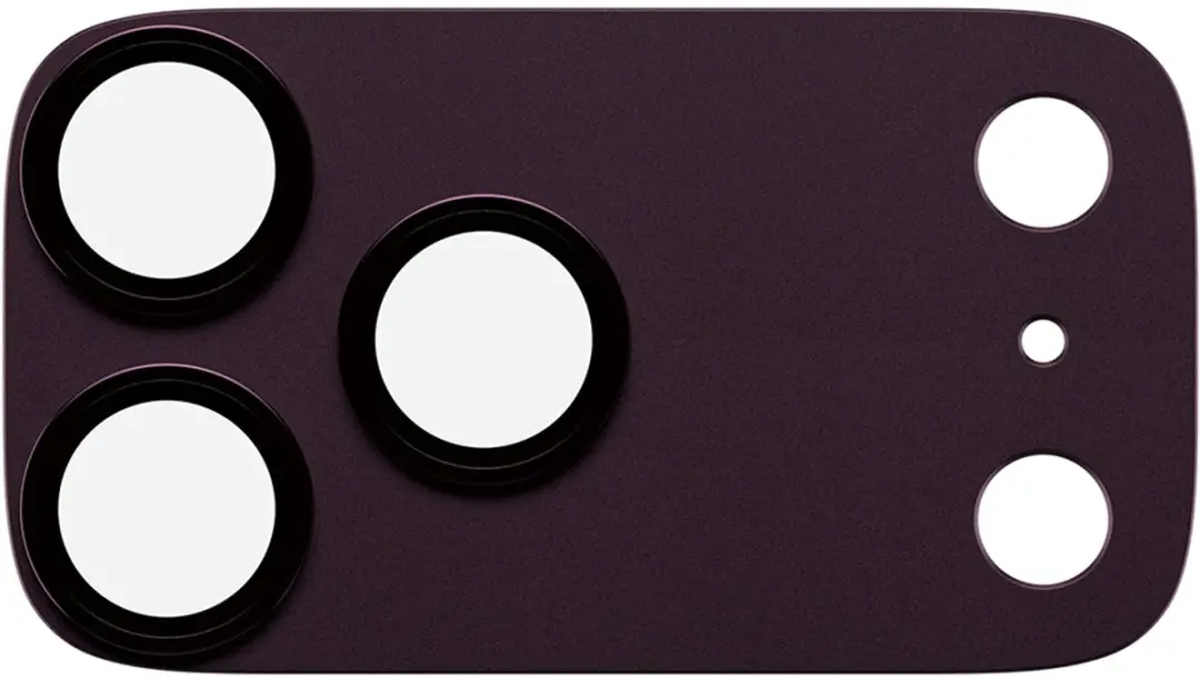 PanzerGlass Fender Camera Protector Dark Cherry iPhone 14 Plus