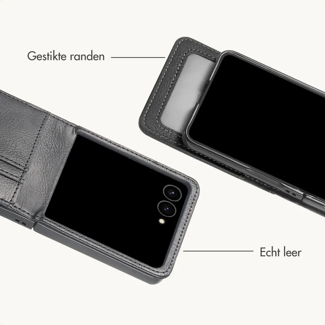 Imoshion Hoesje Samsung Galaxy Z Flip8 - 3 Pasjes - Zwart