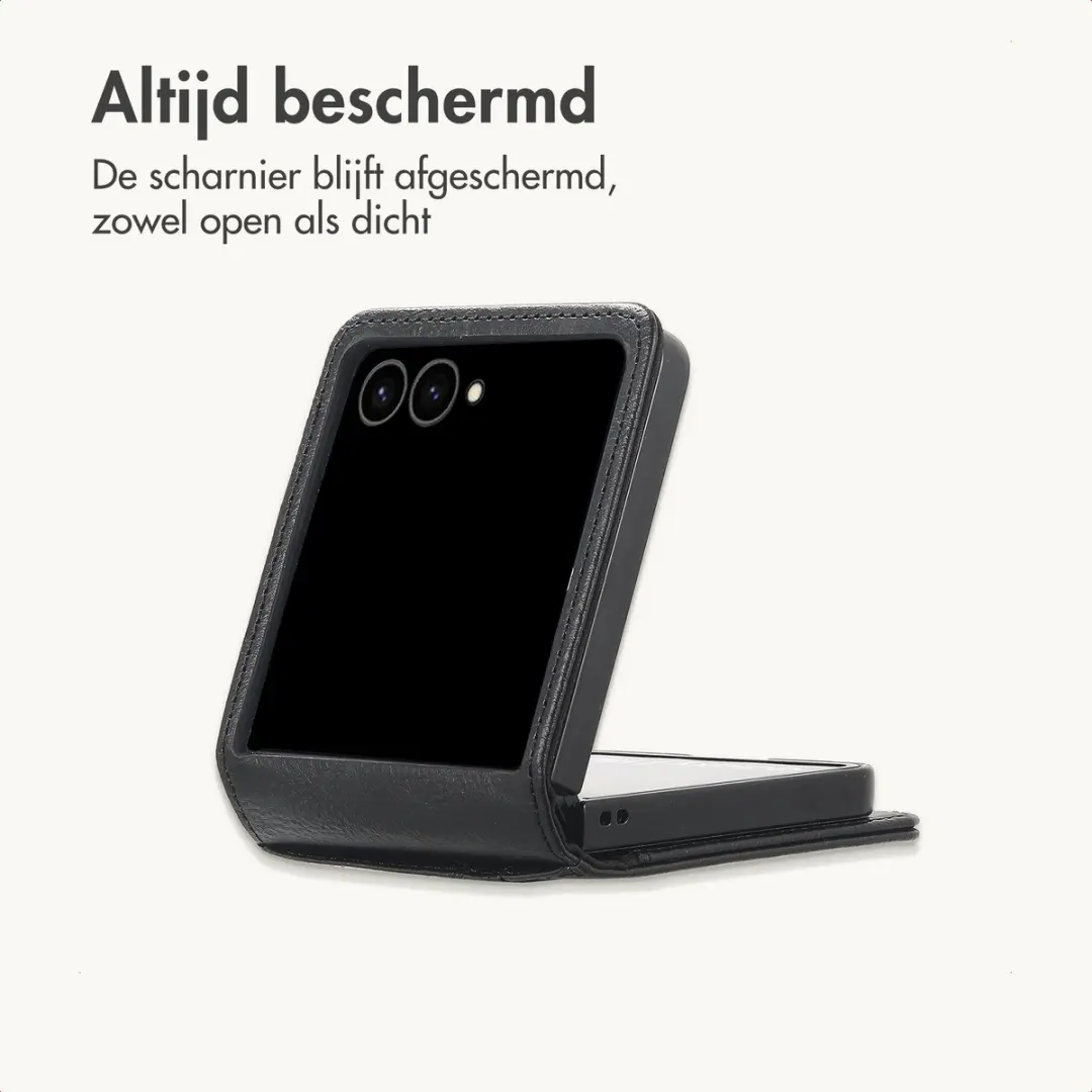 Imoshion Hoesje Samsung Galaxy Z Flip8 - 3 Pasjes - Zwart