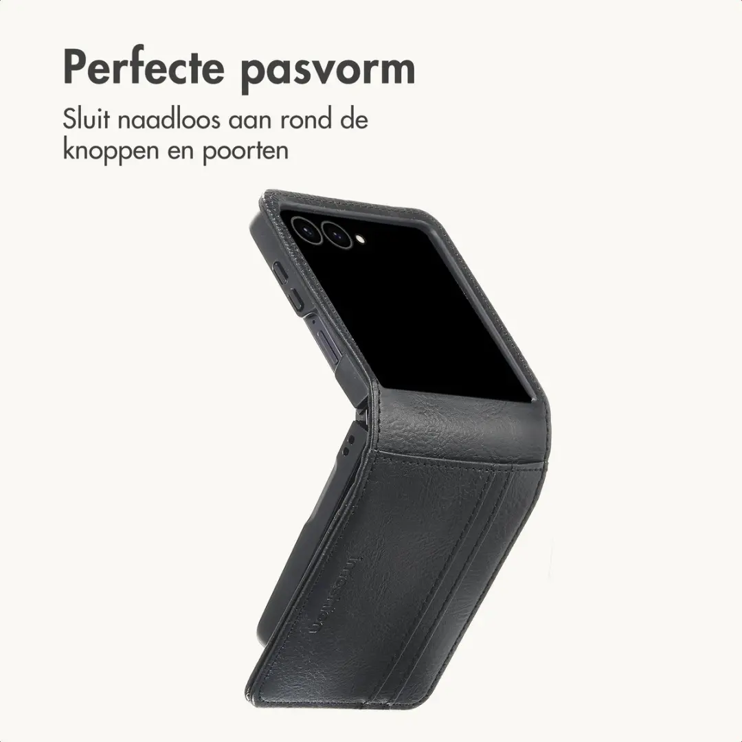 Imoshion Hoesje Samsung Galaxy Z Flip8 - 3 Pasjes - Zwart