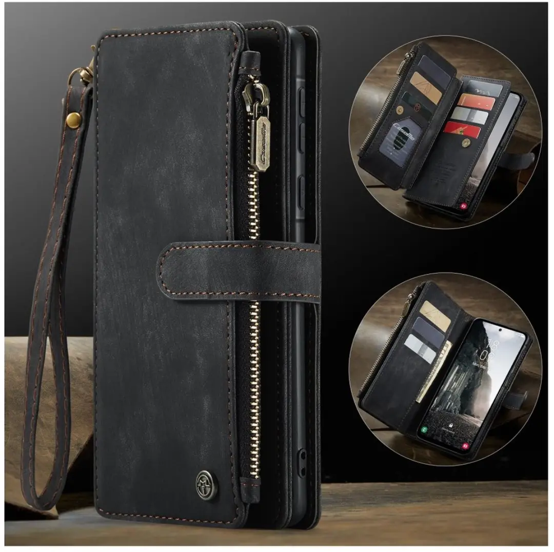 Caseme C30 Hoesje Samsung Galaxy A17 - Zwart