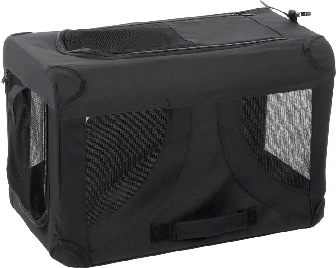 Flamingo Gepetto Opvouwbare Hondenbench M - 71x50x52cm - Zwart