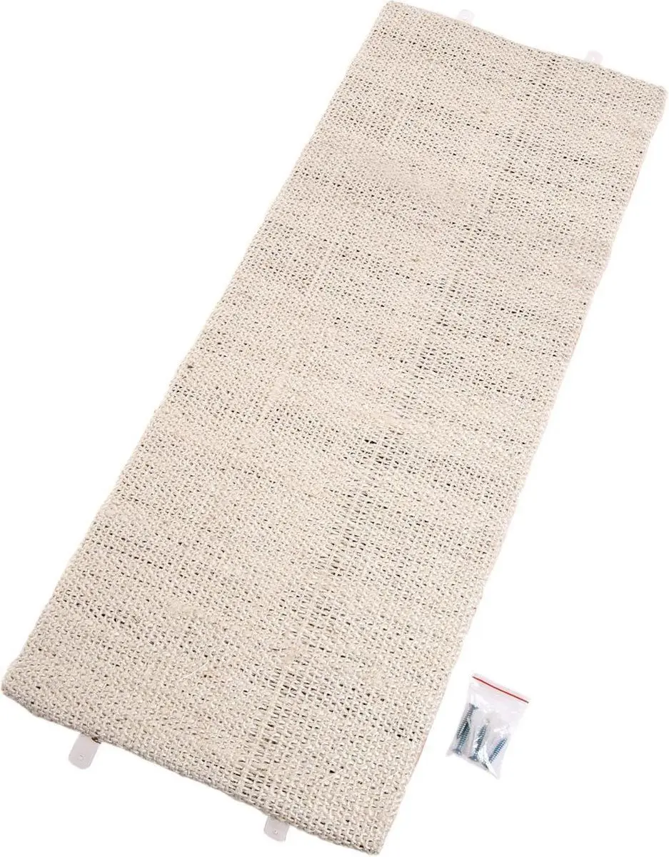 Flamingo Katten Krabplank Hoek Sisal 28x52cm