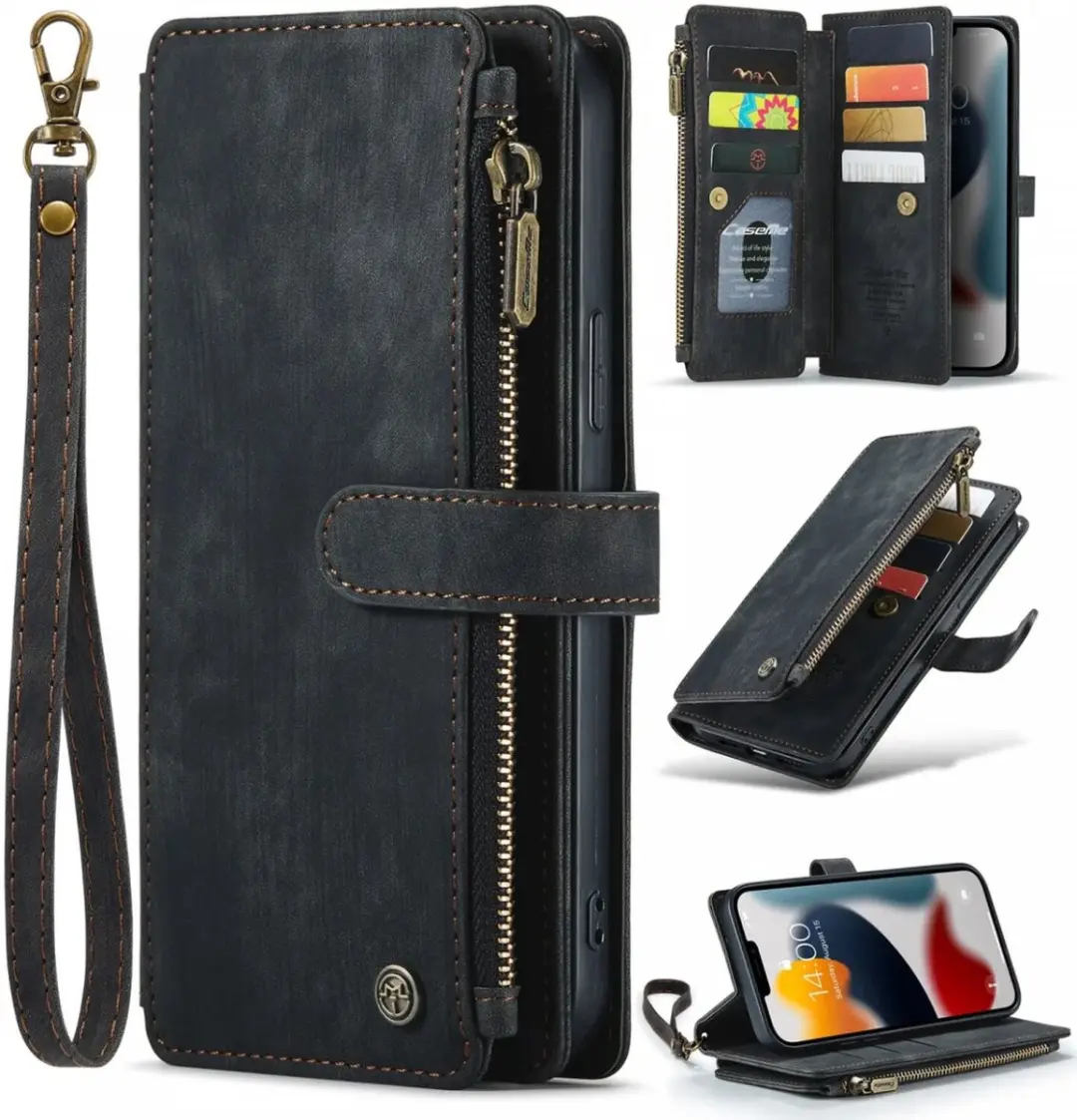 CaseMe C30 Hoesje iPhone 13 Pro Max - Zwart