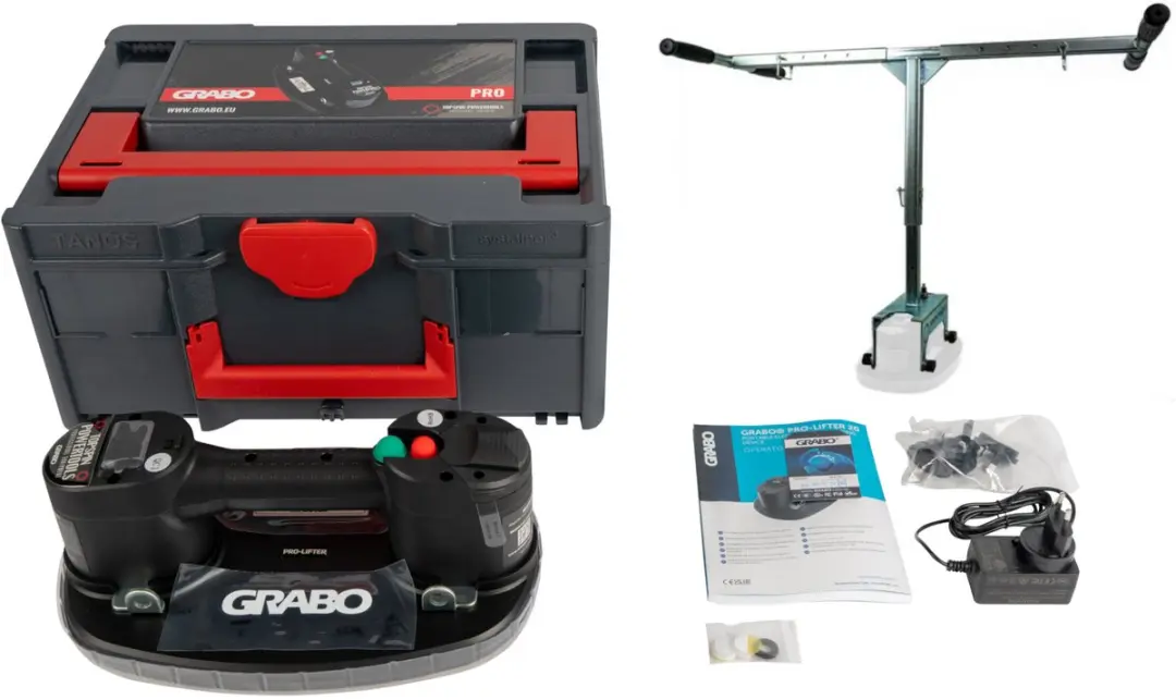 Grabo Pro in Koffer T-Lift 120 Elektrische Vacuümzuiger - 120 kg